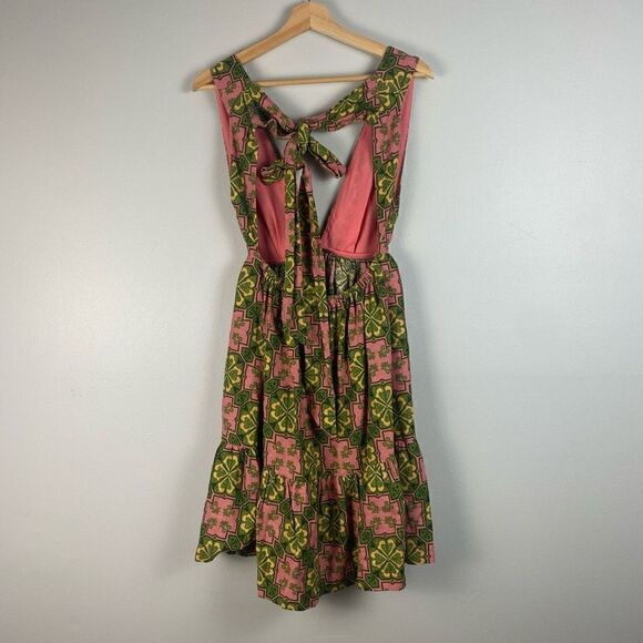 House Of Harlow 1960 Linen Blend Halter Mini Dress - Picture 2 of 9